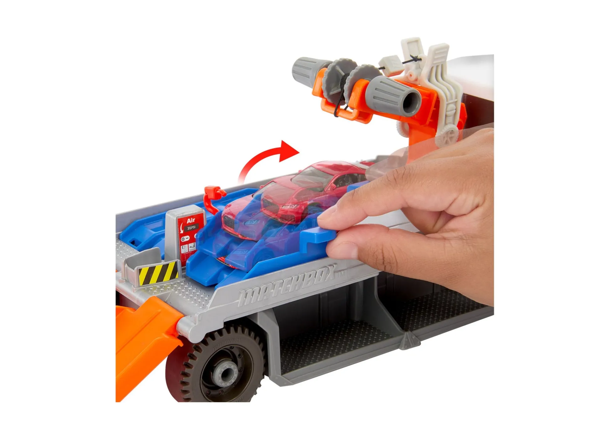 Macy's - Supplier Matchbox Action Driver Tow & Repair Truck with 1:64 Scale Audi TT RS Coupe* Playsets & Racetracks