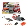 Macy's - Supplier Matchbox Jurassic World 1:64 Mosasaurus Rescue Boat Playset* Playsets & Vehicles