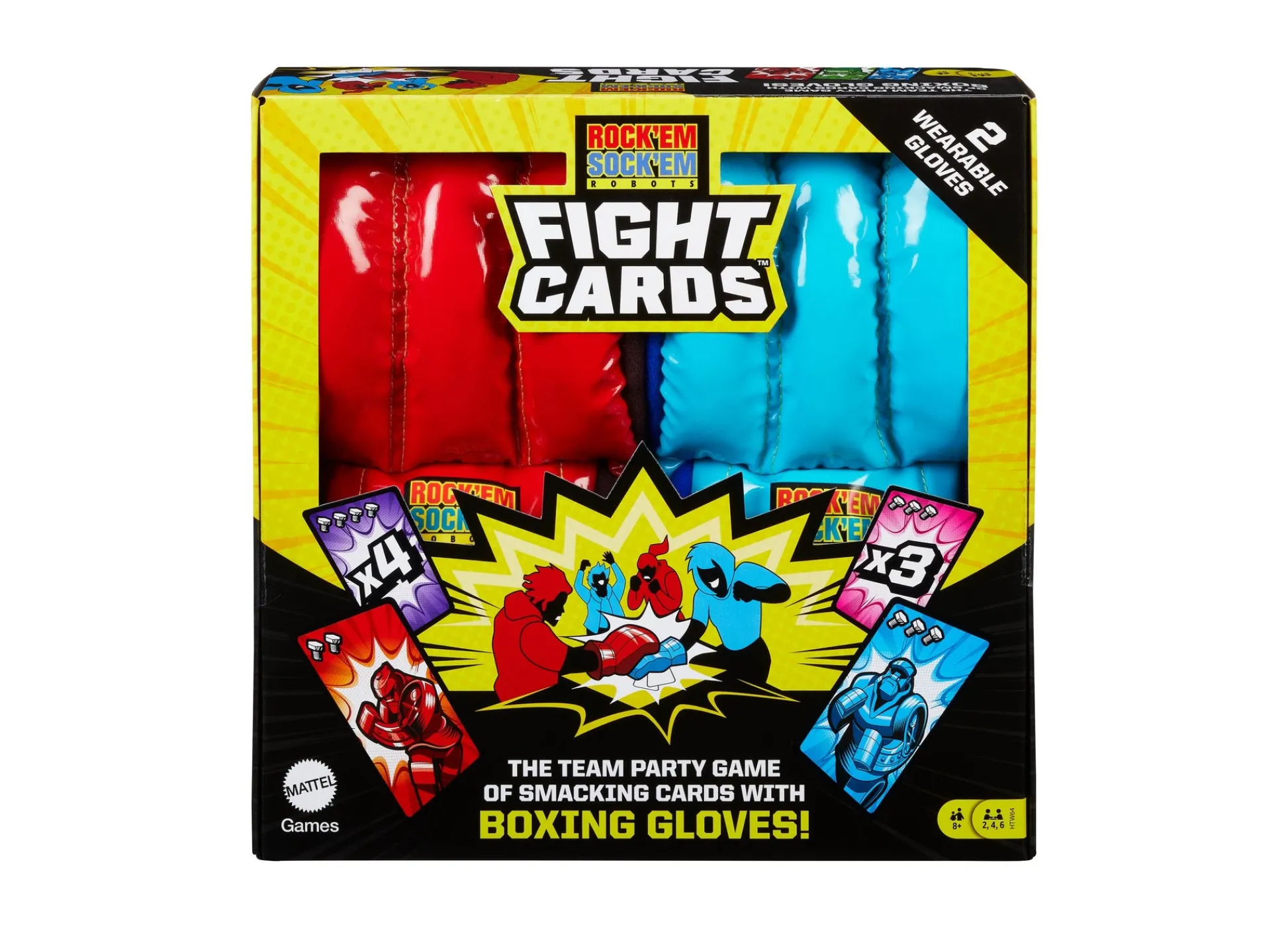 Macy's - Supplier Mattel Rock 'Em Sock 'Em Robots Fight Cards Party Game* Card Games