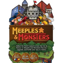 Flat River Group Meeples & Monsters Medieval Fantasy Board Game by AEG* Board Games|Role-Playing Games