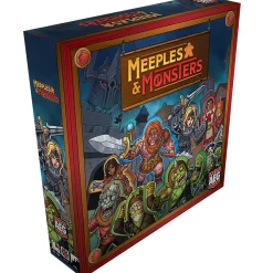 Flat River Group Meeples & Monsters Medieval Fantasy Board Game by AEG* Board Games|Role-Playing Games
