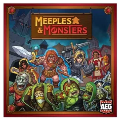 Flat River Group Meeples & Monsters Medieval Fantasy Board Game by AEG* Board Games|Role-Playing Games