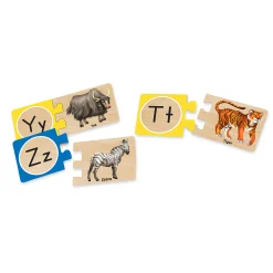Educators Resource Melissa & Doug Alphabet Adventure Wooden Puzzle - Self-Correcting Letter Pieces* Puzzles|Preschool Education Toys & Activities