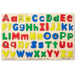 Educators Resource Melissa & Doug Alphabet Adventures - Dual Case Wooden Puzzle* Preschool Education Toys & Activities|Puzzles