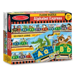 Educators Resource Melissa & Doug Alphabet Express 2 Pack Floor Puzzles – 27 pc* Puzzles