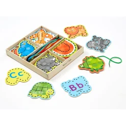 Educators Resource Melissa & Doug Alphabet Lacing Cards - Educational Learning Toy* Preschool Education Toys & Activities