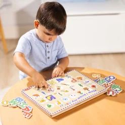Educators Resource Melissa & Doug Alphabet Sound Puzzle - Vibrant 26-Piece Learning Toy* Puzzles|Preschool Education Toys & Activities