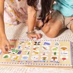 Educators Resource Melissa & Doug Alphabet Sound Puzzle - Vibrant 26-Piece Learning Toy* Puzzles|Preschool Education Toys & Activities
