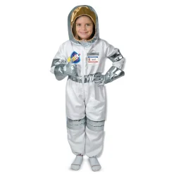 Educators Resource Melissa & Doug Astronaut Role Play Costume Set - Galactic Explorer - White & Silver* Dress Up & Accessories|Dress Up