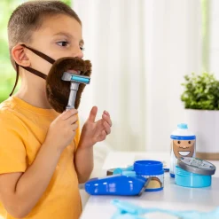 Educators Resource Melissa & Doug Barber Shop Play Set - Complete Hair and Beard Care Kit* Tools & Workshops|Dress Up