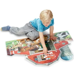 Educators Resource Melissa & Doug Busy Barn Yard Floor Puzzle - 32 pc* Puzzles