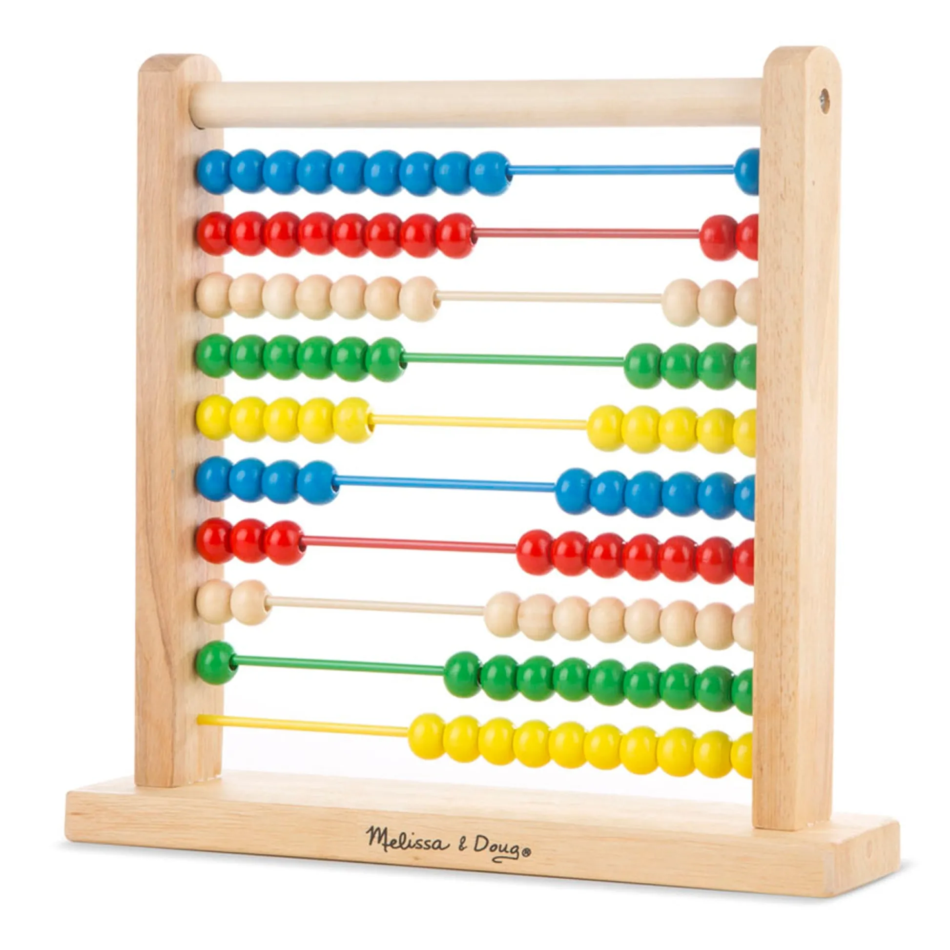 Educators Resource Melissa & Doug Classic Wooden Abacus - Counting & Color Learning Toy* Preschool Education Toys & Activities