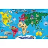 Educators Resource Melissa & Doug Colorful World Map Floor Puzzle - 33 pc* Puzzles