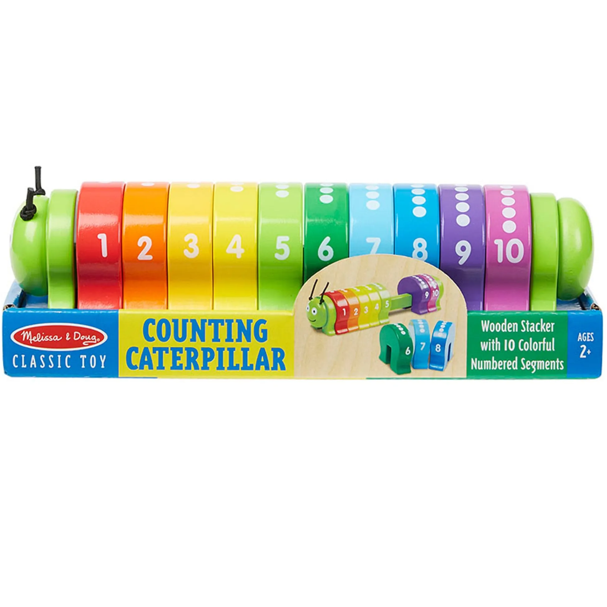 Educators Resource Melissa & Doug Counting Caterpillar - Colorful Number Sorting Wooden Toy* Preschool Education Toys & Activities