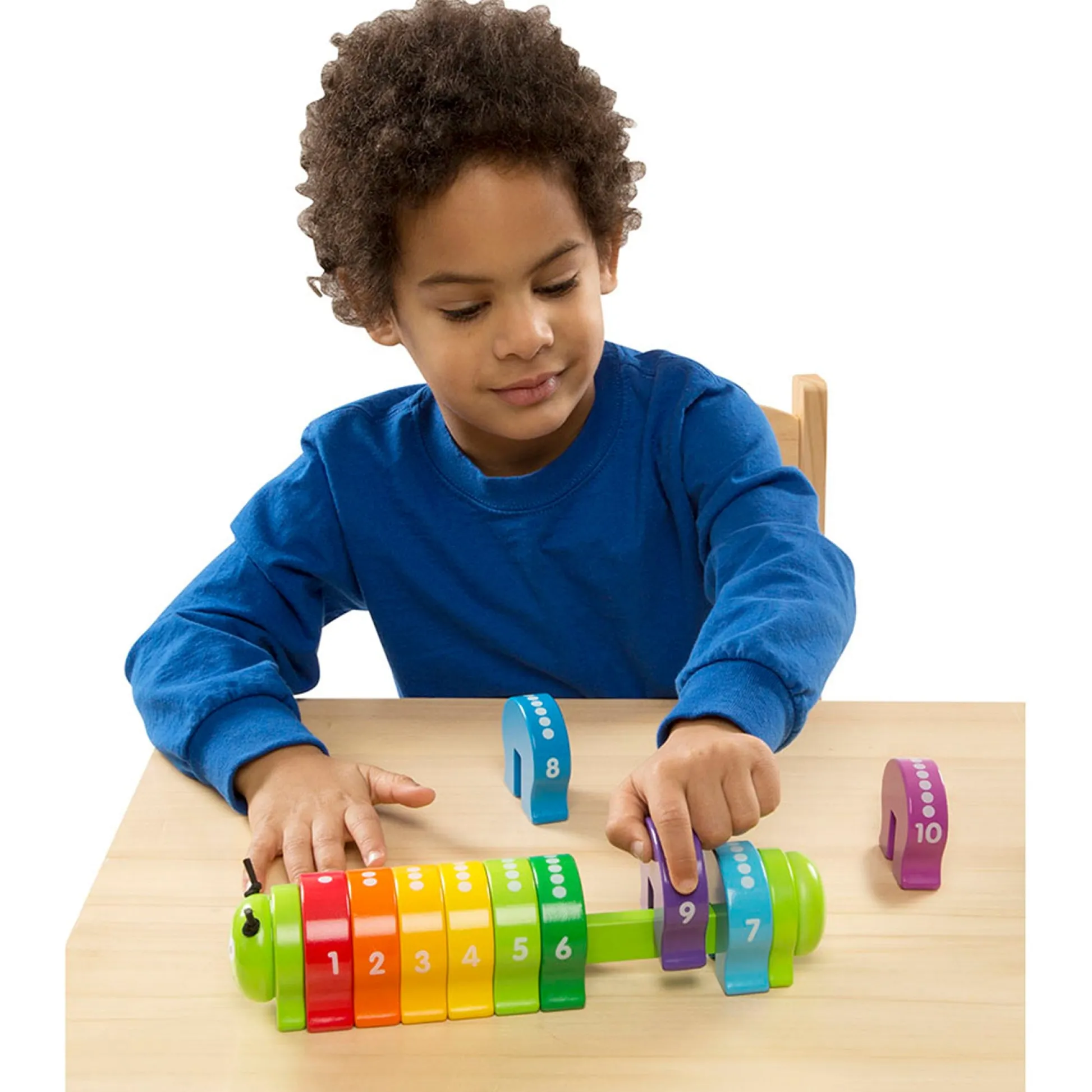 Educators Resource Melissa & Doug Counting Caterpillar - Colorful Number Sorting Wooden Toy* Preschool Education Toys & Activities