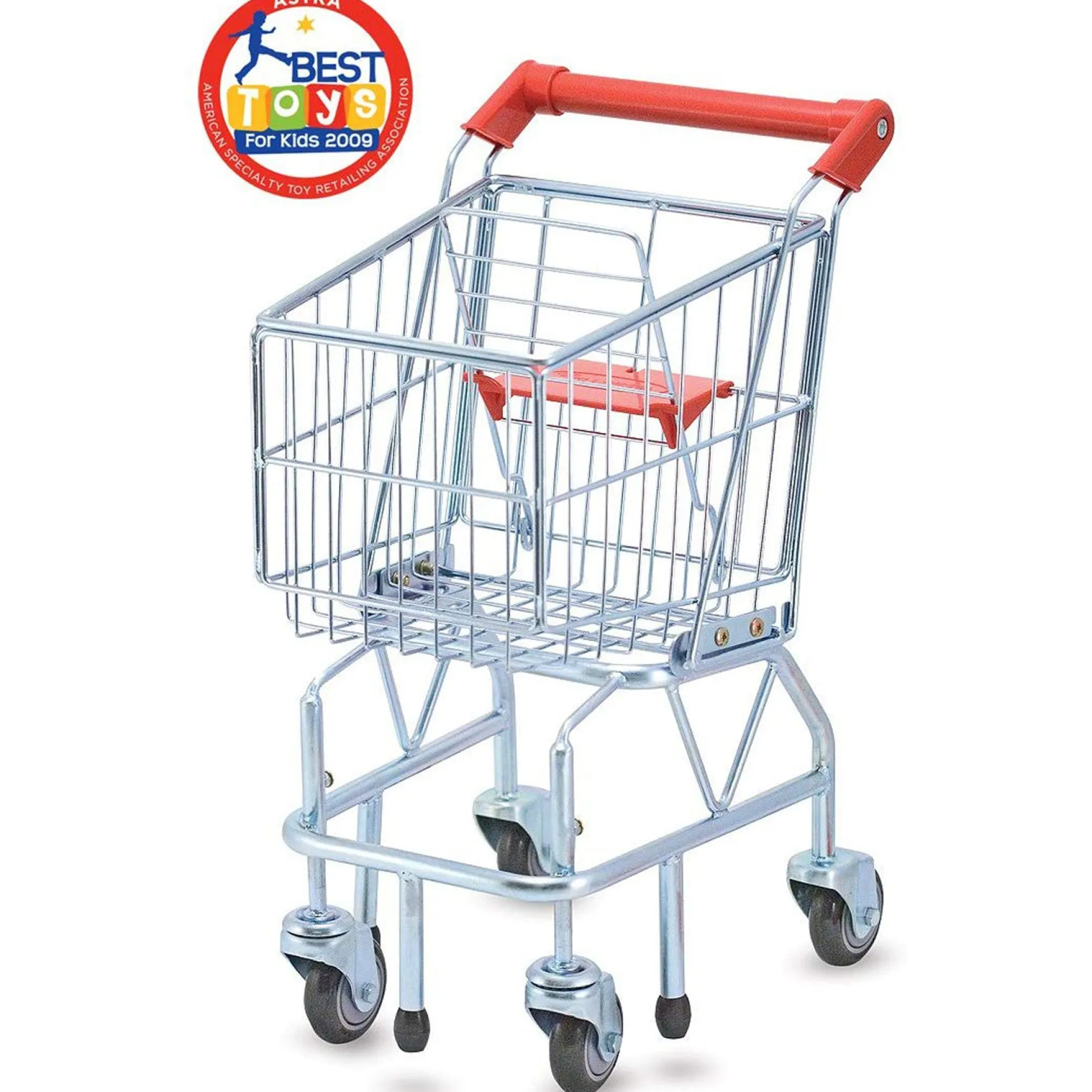 Educators Resource Melissa & Doug Deluxe Metal Shopping Cart Toy* Kitchens & Play Food|Dress Up
