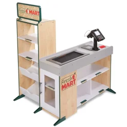 Educators Resource Melissa & Doug Deluxe Wooden Fresh Mart Grocery Store - Interactive Play Set* Kitchens & Play Food|Dress Up