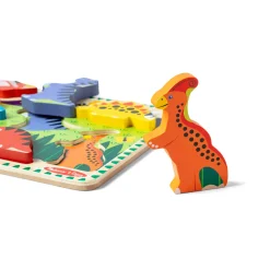Educators Resource Melissa & Doug Dinosaur Theme 7-Piece Wooden Chunky Puzzle* Puzzles
