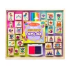 Educators Resource Melissa & Doug Fairy Tale Deluxe Wooden Stamp & Coloring Set* Crafts & Activities