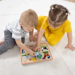 Educators Resource Melissa & Doug Farm Animals Sound Puzzle - 8-Piece Interactive Learning Toy* Puzzles