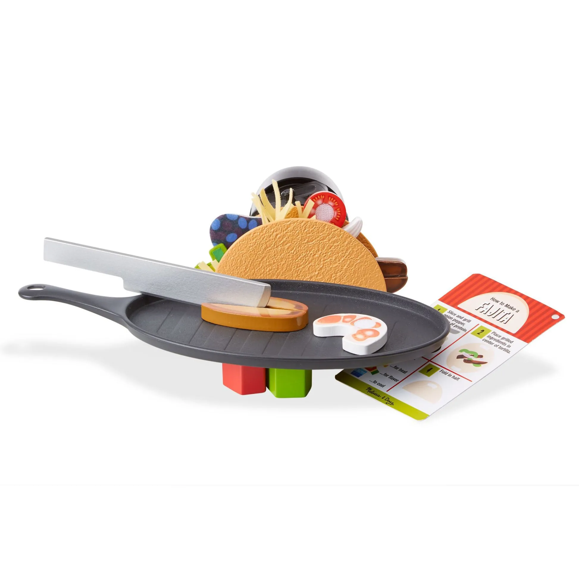 Educators Resource Melissa & Doug Fill & Fold Taco & Tortilla Set* Kitchens & Play Food|Dress Up