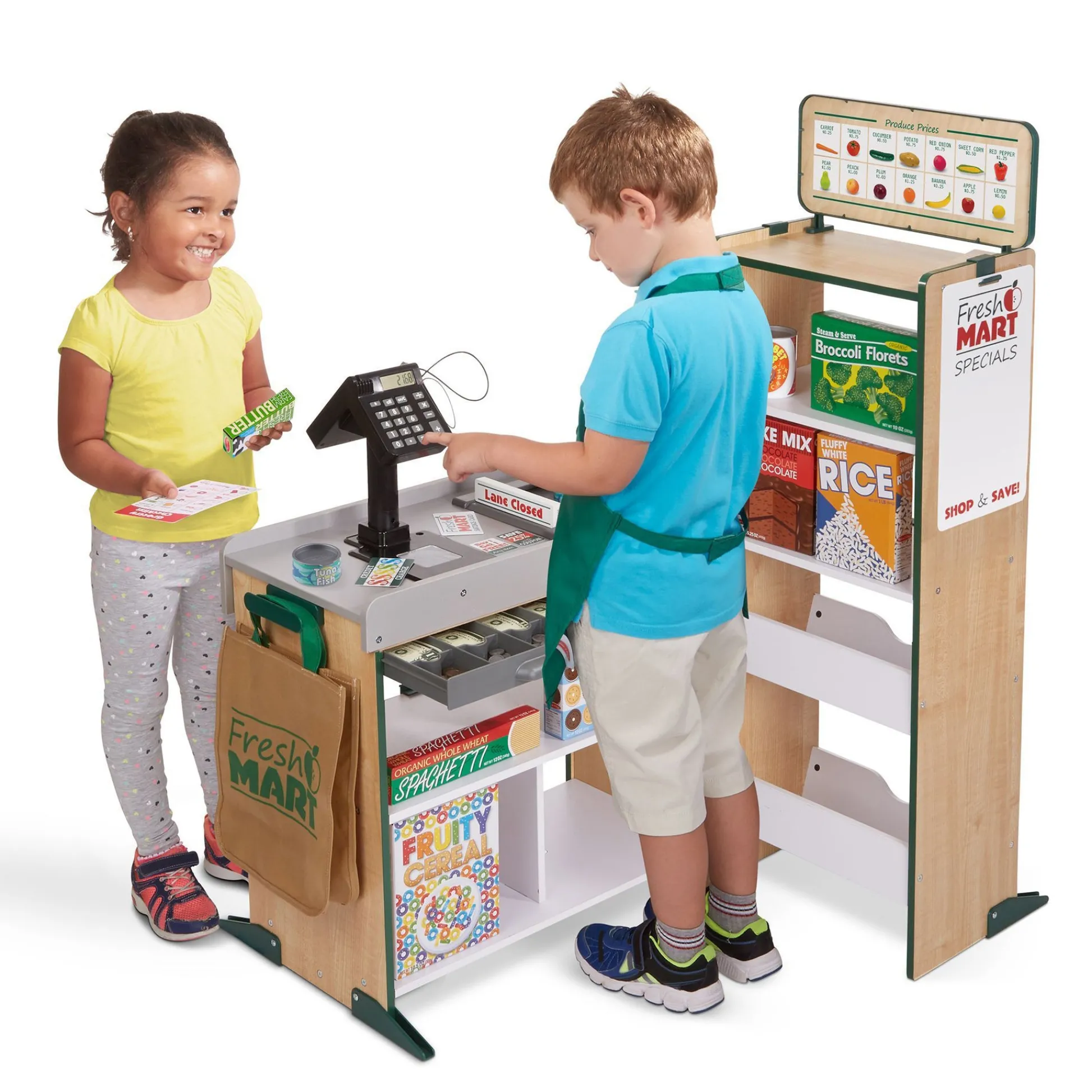 Educators Resource Melissa & Doug Fresh Mart Grocery Store Accessory Set* Kitchens & Play Food|Dress Up