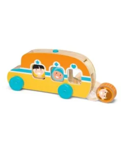 Educators Resource Melissa & Doug GO TOTs Roll & Ride Bus - Interactive Wooden Toy* Preschool Vehicles|Preschool Education Toys & Activities