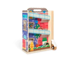 Educators Resource Melissa & Doug GO TOTs Town House Tumble - Interactive Wooden Tower* Preschool Building Sets & Blocks|Preschool Education Toys & Activities