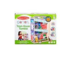 Educators Resource Melissa & Doug GO TOTs Town House Tumble - Interactive Wooden Tower* Preschool Building Sets & Blocks|Preschool Education Toys & Activities