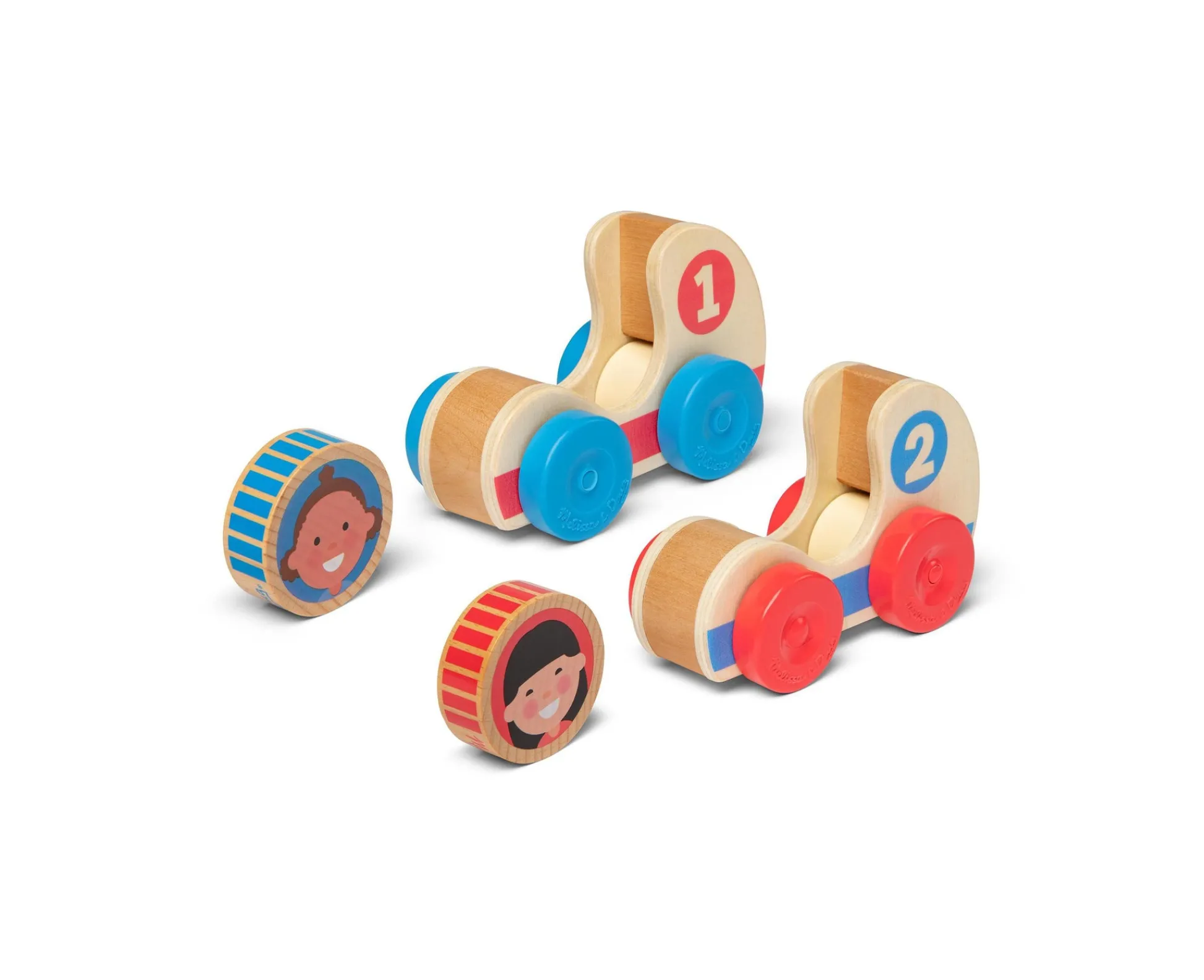 Macy's - Supplier Melissa & Doug Go Tots Wooden Race Cars - Interactive Toddler Playset* Preschool Education Toys & Activities|Preschool Vehicles
