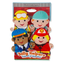 Educators Resource Melissa & Doug Jolly Helpers Plush Puppet Set - 4 Piece* Puppets & Puppet Theaters|Dress Up