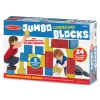 Educators Resource Melissa & Doug Jumbo Cardboard Building Blocks, 24-Piece Colorful Set* Wood & Jumbo Blocks