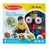 Educators Resource Melissa & Doug K's Kids Pull-Back Vehicle Set ‚Äì Soft Baby Toy* Developmental Toys