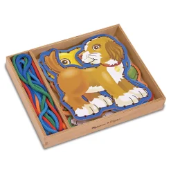 Educators Resource Melissa & Doug Lace & Trace Pets - Vibrant Animal-Themed Lacing Set* Preschool Education Toys & Activities