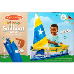 Educators Resource Melissa & Doug Let's Explore Sailboat Play Set - Interactive Pretend Play* Tents, Tunnels & Playhouses|Dress Up