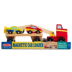 Educators Resource Melissa & Doug Magnetic Car Loader - Colorful Wooden Toy Set* Preschool Vehicles|Preschool Education Toys & Activities
