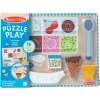 Educators Resource Melissa & Doug Magnetic Ice Cream Puzzle Set - Interactive Wooden Toy* Kitchens & Play Food|Dress Up