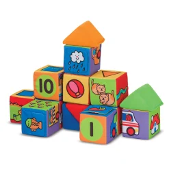 Educators Resource Melissa & Doug Match & Build Soft Blocks ‚Äì 14-Piece Set* Blocks, Sorting & Stacking Toys