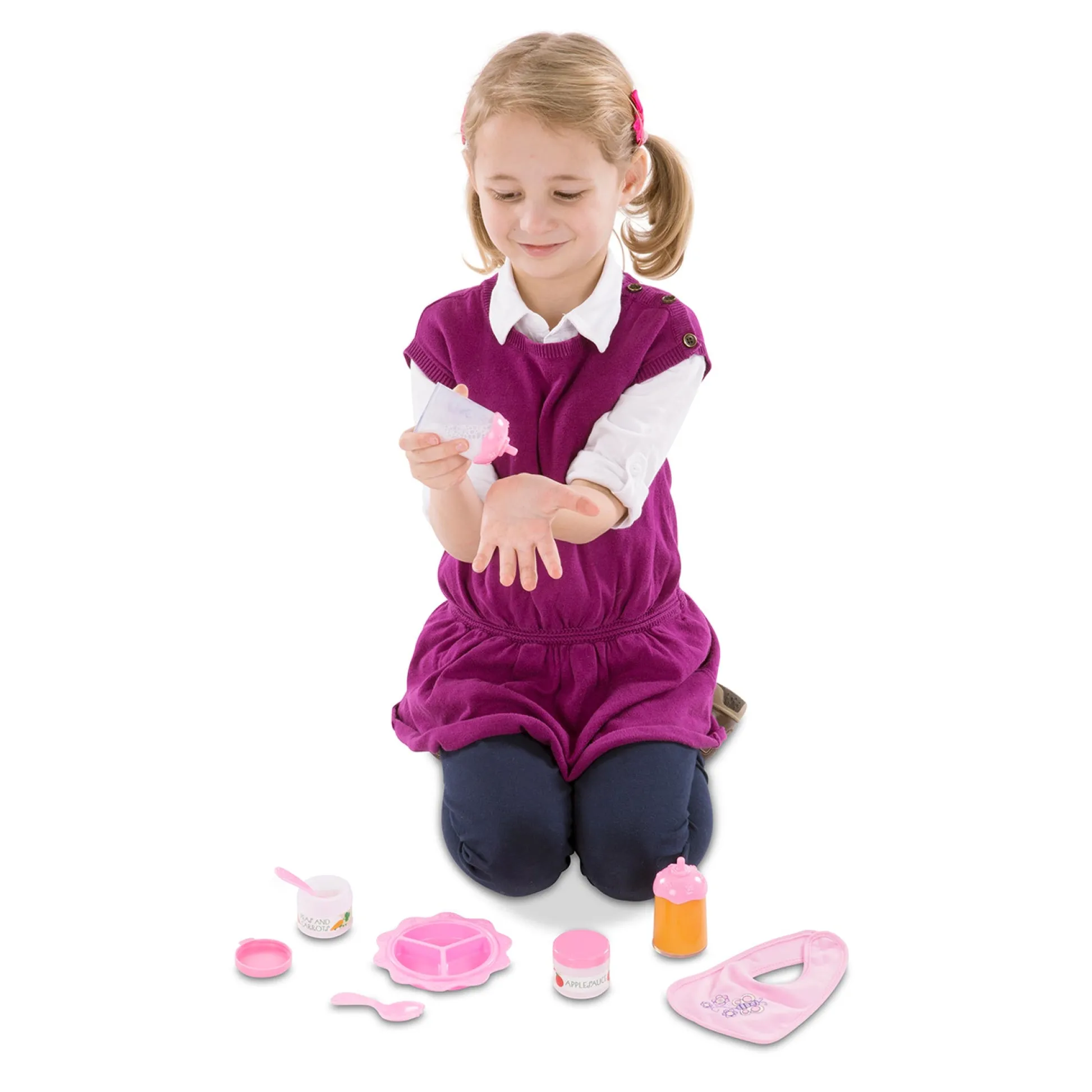 Educators Resource Melissa & Doug Mine to Love Baby Doll Mealtime Playset* Stuffed Animals & Plush Toys