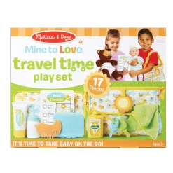 Educators Resource Melissa & Doug Mine to Love Diaper Bag Doll Travel Playset* Social & Emotional Skills|Stuffed Animals & Plush Toys
