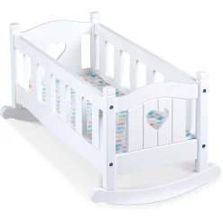 Educators Resource Melissa & Doug Mine to Love Wooden Doll Rocking Cradle* Doll Houses, Furniture & Accessories|Stuffed Animals & Plush Toys