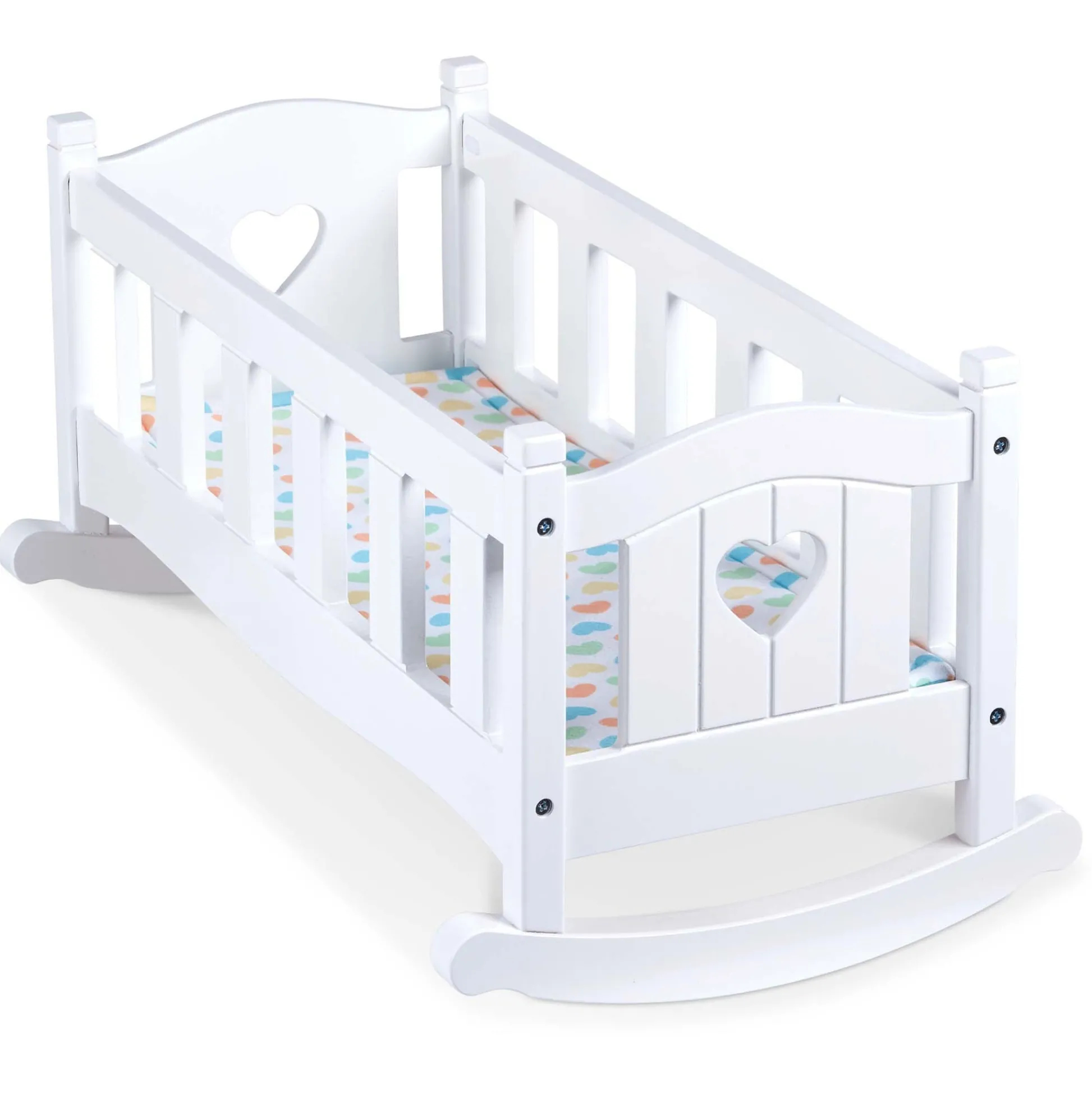 Educators Resource Melissa & Doug Mine to Love Wooden Doll Rocking Cradle* Doll Houses, Furniture & Accessories|Stuffed Animals & Plush Toys