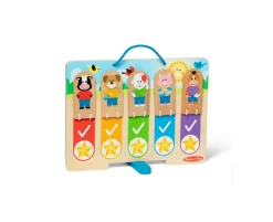 Macy's - Supplier Melissa & Doug My Daily Routines Chart - Wooden Flip Flap Board* Preschool Education Toys & Activities
