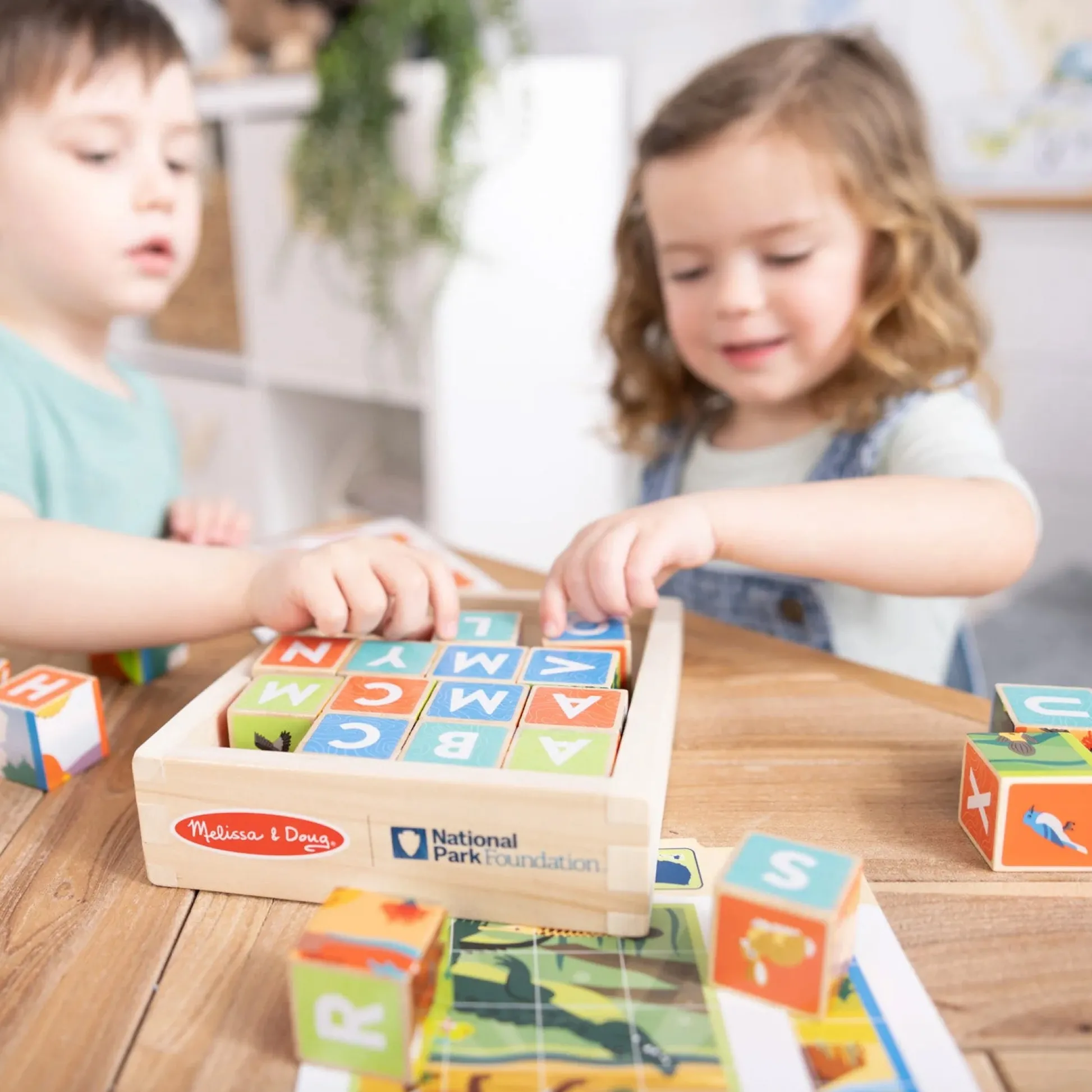 Educators Resource Melissa & Doug National Parks 24 pc Wooden Cube Puzzle* Puzzles