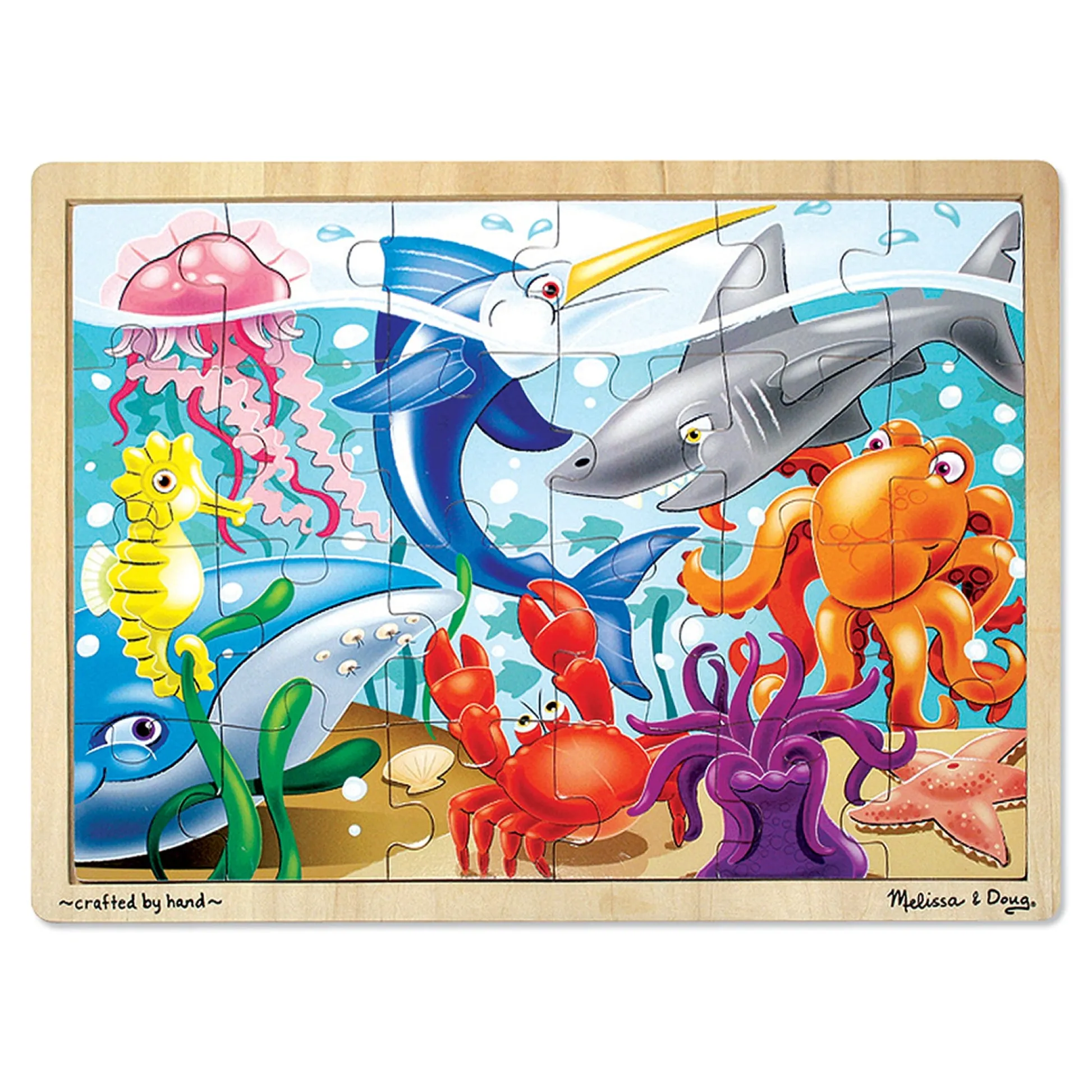 Educators Resource Melissa & Doug Ocean Expedition Wooden Jigsaw Puzzle - 24pc* Puzzles