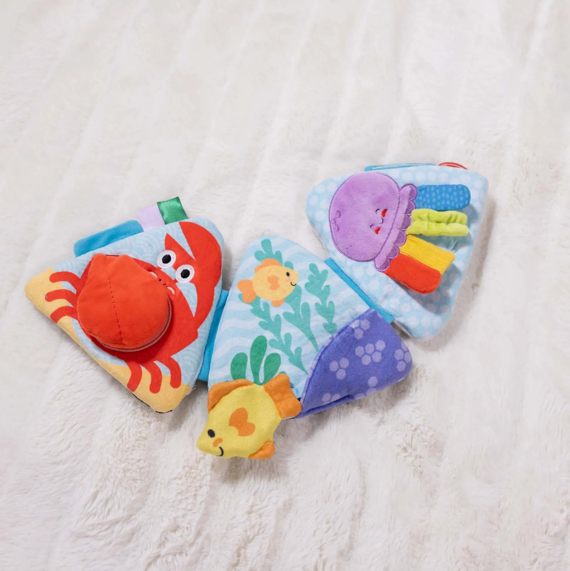 Educators Resource Melissa & Doug Ocean Tummy Time Triangle – Engaging Infant Playmat* Developmental Toys