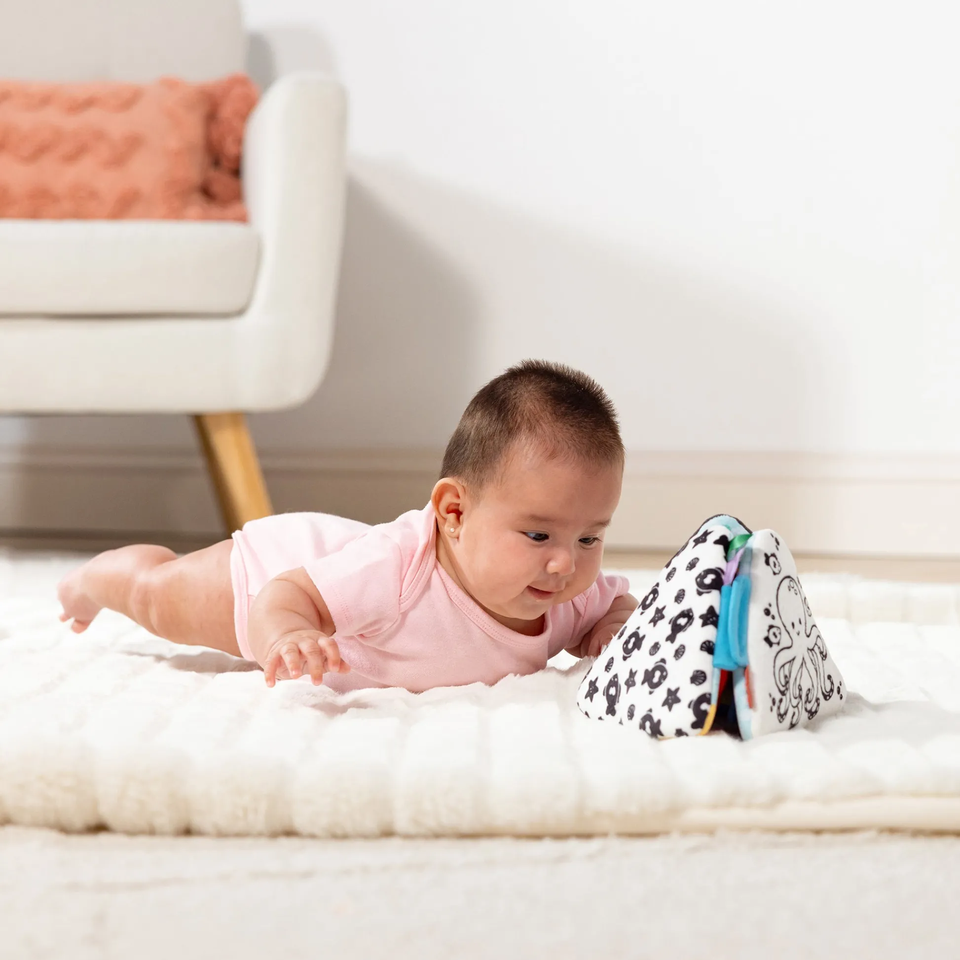 Educators Resource Melissa & Doug Ocean Tummy Time Triangle – Engaging Infant Playmat* Developmental Toys