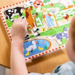 Educators Resource Melissa & Doug Old MacDonald's Farm Sound Puzzle - 8 Pieces* Puzzles