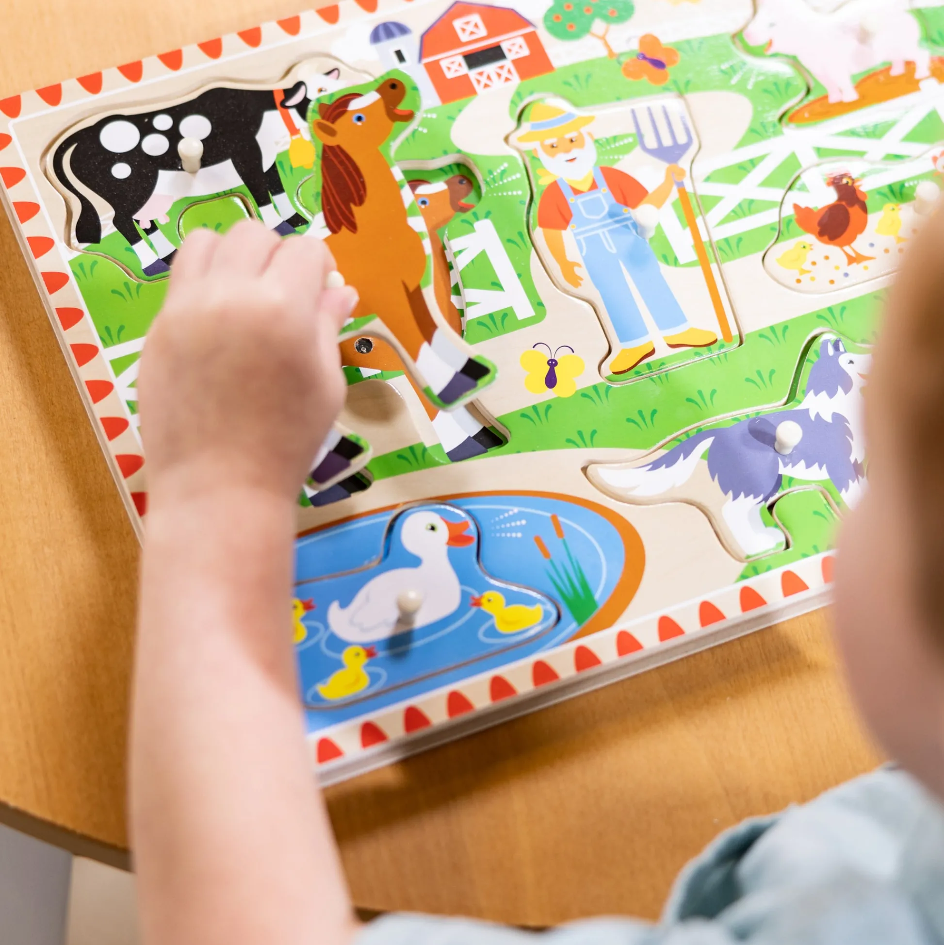 Educators Resource Melissa & Doug Old MacDonald's Farm Sound Puzzle - 8 Pieces* Puzzles