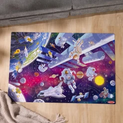 Educators Resource Melissa & Doug Outer Space 48 pc Glow-in-the-Dark Floor Puzzle* Puzzles